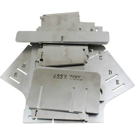 Marsh Kettles Camping Survivalist Prepper Flat Pack Stainless Steel Mini Rocket Stove