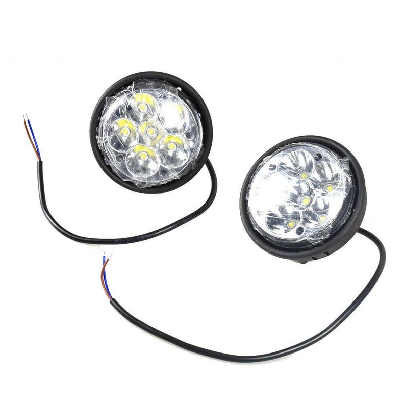 Vroelos 2PCS Led Fog Light, 18 Watts Pair Super Bright