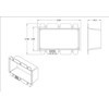 iMBAPrice BE3-2 (3-Gang) Electrical Power Outlet Box Extender - White,