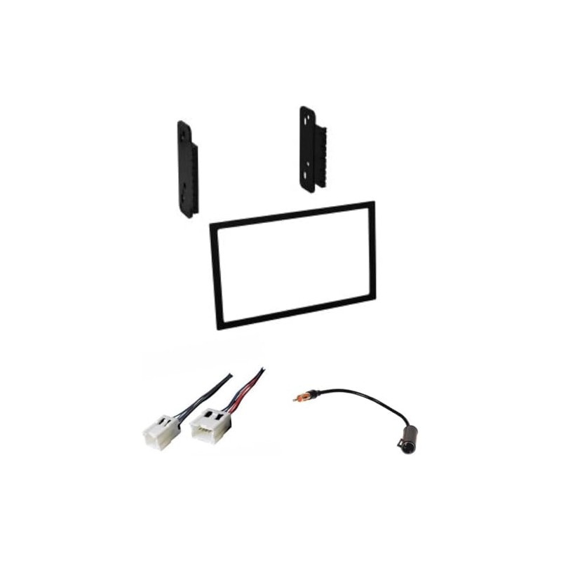 Double Din Car Stereo Install Dash Kit, Wire Harness, and