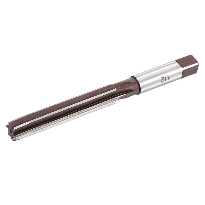sourcing map 1/2" Hand Reamer H8 Accuracy Alloy Tool Steel