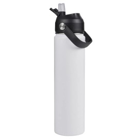 18oz Stainless Steel Bullet Shape Double Wall Vacuum Insulated Water Bottle Anti-Slip BPA-Free Leak-Proof Keep Cold 24H Hot 12Hcolor: KI05028BB18, capacity: 18oz