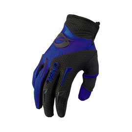 O'NEAL Bicycle & Motocross Gloves Kids MX MTB DH FR Downhill Freeride Durable Flexible Materials Ventilated Palm Element Youth Glove Black Blue Size M