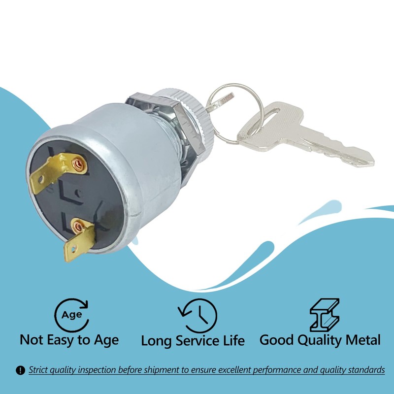 Ignition Switch and Key Replace 17421G1 17134G1 Fit for E-Z-GO