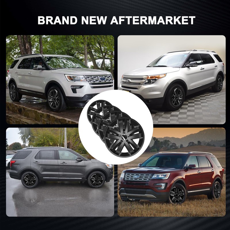 WEISIGAO Wheel Skins Compatible with Ford Explorer 2011-2019 18 inch