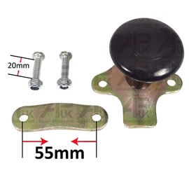 APUK 2x Universal Steering Wheel Spinner Knob Turning Handle Tractor Forklift 15 Deg