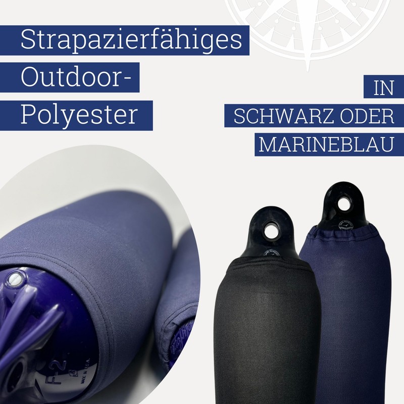 fender-design EasyCover Fender Cover for Langfender 2 Pack (Size S2