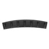 3 Pcs Chassis Deflector Universal Black Rear Lip Shark Fin