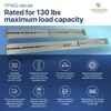 Rackmount Sliding Rails - Kit for 2U-8U Chassis (Adjustable 26"