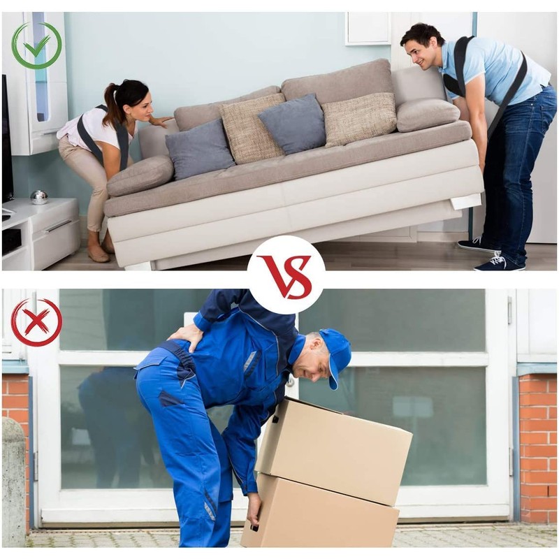 MORDEN MS Adjustable Moving Straps, 2-Person Shoulder Lifting and Moving