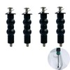 4 Pcs Toilet Seat Bolts Screws, Toilet Seat Top Part