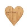 Räder Heart Chopping Board "Der Mensch lebt ...
