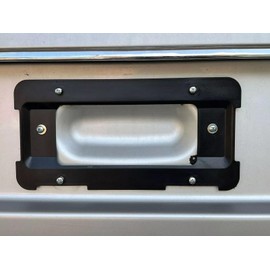 Rear License Plate Mount Frame Tag Bracket for Land Rover Discovery 2014–2025 – Holder Set with (x4) Bolts & (x2) Screws – Relocator Adapter Tailgate Trunk Lid Mounting Kit, Plate Holders Premium Car