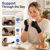 Fingerless Compression Gloves for Hand Support – Lightweight Stretch Gloves
