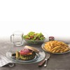 Duralex Lys Clear Glass 11 Inch Dinner Plate, Set Of