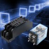 10 Sets 8 Pin Power Relay with Base AC220V Coil