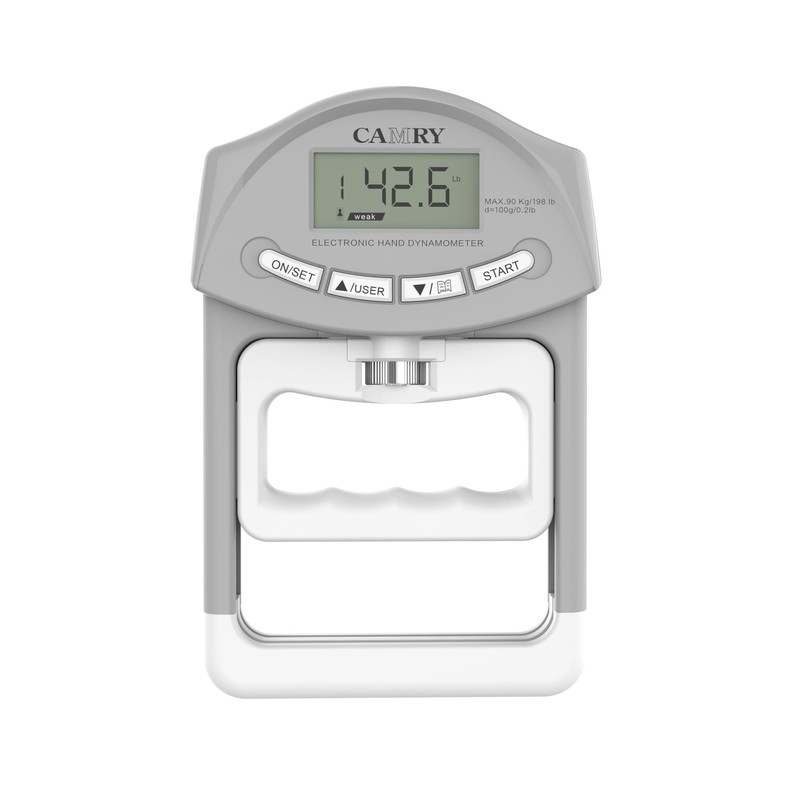 CAMRY Digital Hand Dynamometer Grip Strength Measurement Meter 198Lbs /