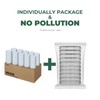 Vabiooth 100 Packs Sterile Thick Plastic Petri Dishes with Lid,