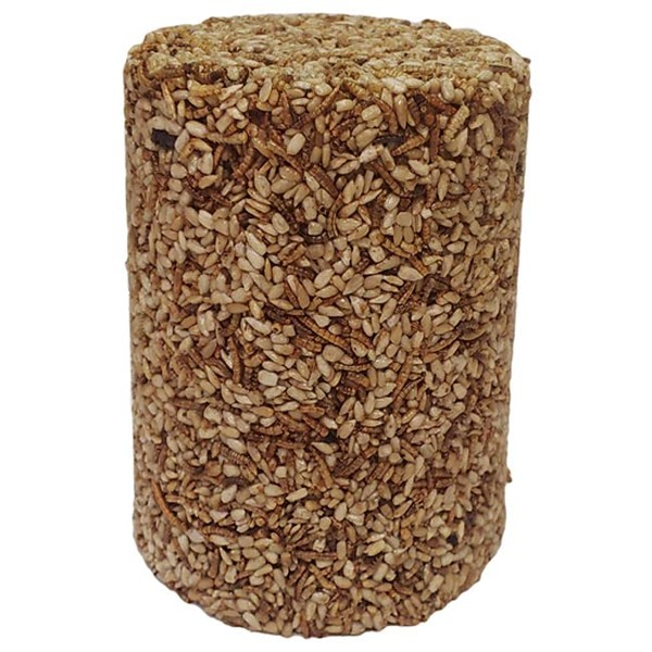 BestNest Wildlife Sciences Sunny Mealworm Seed Towers, 4 lbs., 6
