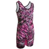 Wrestling Singlet por KO Deportes Gear: Rosa Camo – Fun,