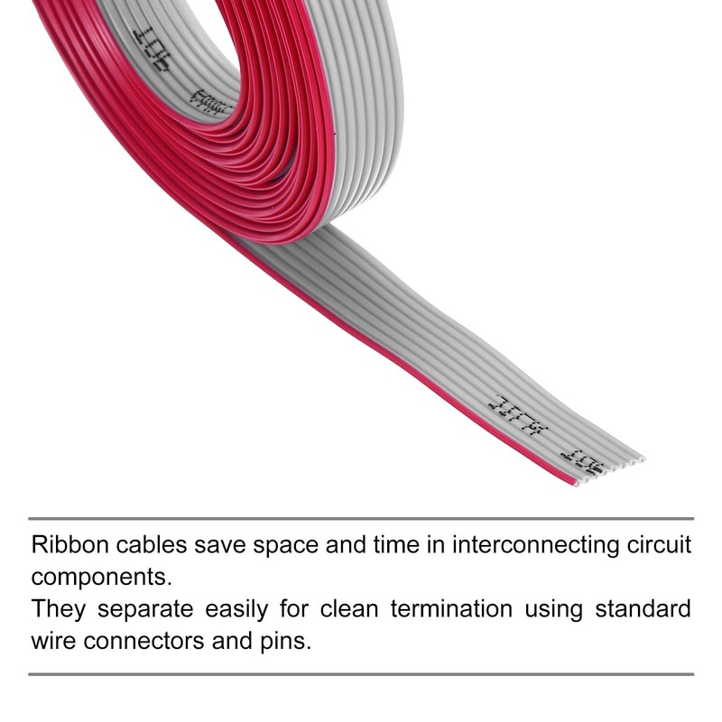QUARKZMAN 28AWG IDC Wire Ribbon Cable 3 m / 9.8