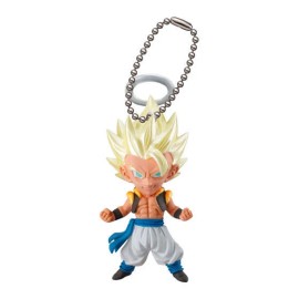 Dragon Ball Z Super Mascot PVC Keychain SD Figure~ Super Saiyan Gogeta @13423