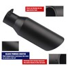 2.5 Inch Black Exhaust Tip, Universal 2 1/2" Inside Diameter