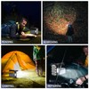 8 LED Solar Flashlight with COB Sidelight, 1000 Lumens Solar