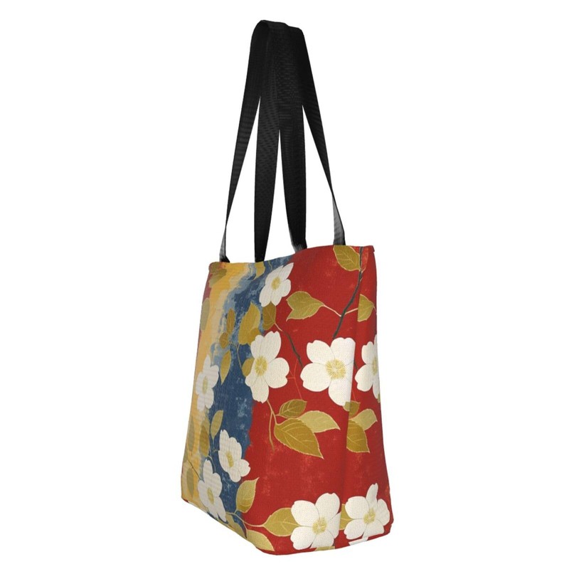 DADABULIU Tote Bag, Japanese Style, Japanese Pattern, Cat Pattern, Shoulder