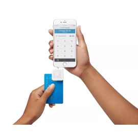 Square 3.5mm Jack Credit/Debit Magstripe Card Square Reader - White