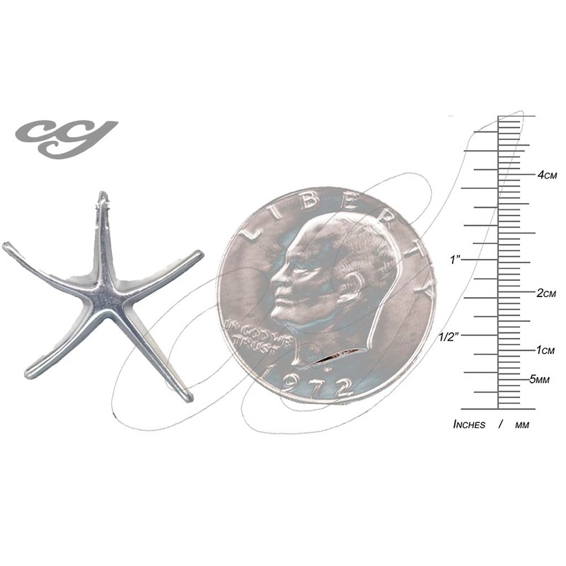 Cape Cod Jewelry-CCJ Starfish (LARGE) 3D Sea Life Nautical Necklace