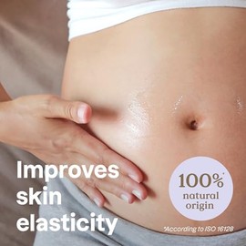 ATTITUDE Blooming Belly, Hypoallergenic Natural Pregnancy-Safe Stretch Oil, Almond & Argan, 5 fl. oz.