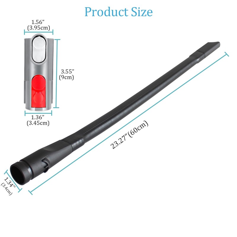 Charlux 23'' Flexible Extension Crevice Tool Attachment for Dyson V8