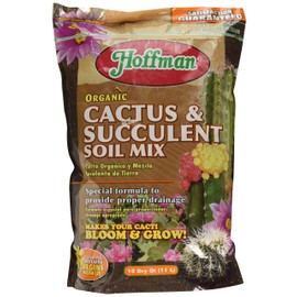 Hoffman 10410 Organic Cactus and Succulent Soil Mix, 10 Quarts