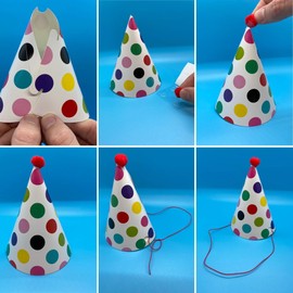 CBM Dog Party Hat Set - Dog Birthday Party - Hats and Crowns Party Time - 11pcs