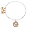 Alex and Ani Womens Initial R Charm Bangle