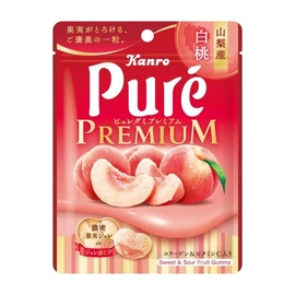 Kanro Pure Gumi Premium Yamanashi White Peach 1.9 oz (54 g) x 10 Packs