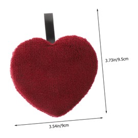 TOVINANNA 5pcs Heart-shaped Makeup Remover Pads Reusable Cleansing for Deep Cleaning Mixed Colors Soft and Gentle Skin for Makeup Removal and Facial Cleansing