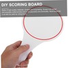 Gatuida 3pcs Blank Writing Scoreboard for Judges Erasable Voting Board