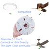 HAOLEDI 5.12" LED Ceiling Fan Light Retrofit Kit, Ceiling Light