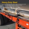 QZATTCAEN Heavy-Duty Steel Cargo Strap Winder – Portable Flatbed Trailer