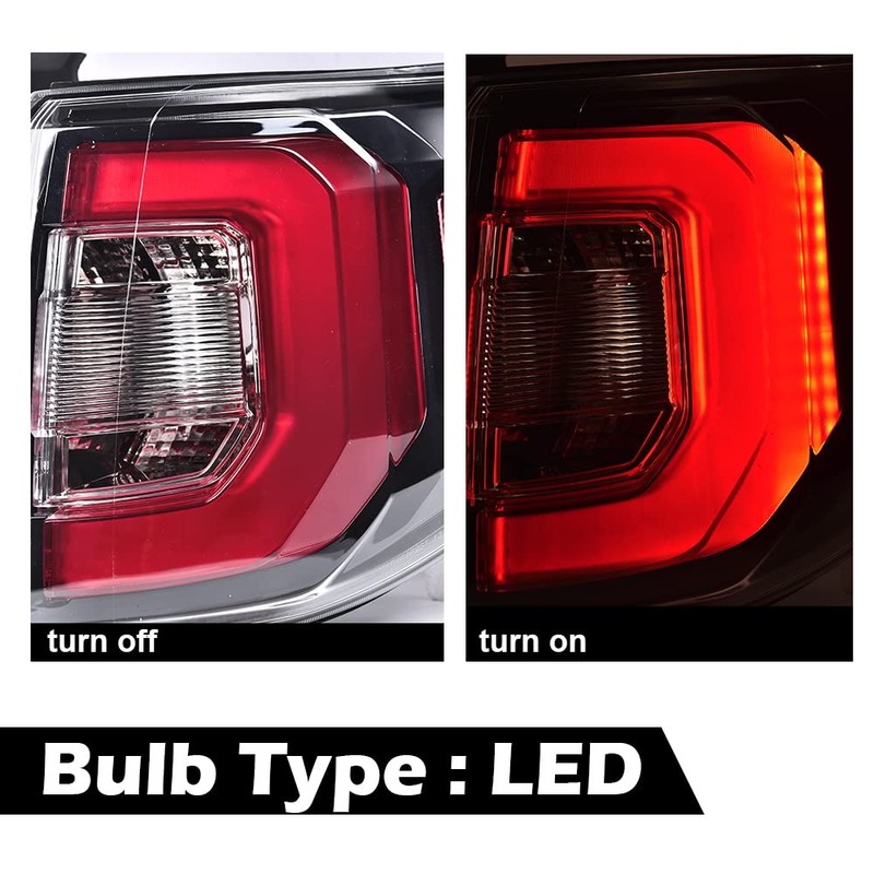 G-PLUS Tail Light Left and Right Outer Compatible with GMC