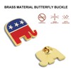 10/20/50/100Pcs Grand Old Party GOP Elephant Enamel Pins Bluk -Show