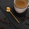 GRÄWE Provence Coffee Spoons, Gold, Pack of 6, Dishwasher Safe,