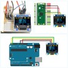 QIQIAZI 0.96 Inch OLED Display I2C Module, 5 Pieces I2C