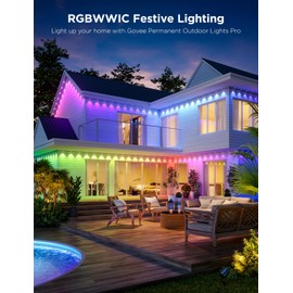 Govee Driver Module for 100ft, 150ft and 200ft Permanent Outdoor Lights Pro H706A, H706B and H706C, Voltage Transformer Help to Maximum Extend to 200ft, Black Version