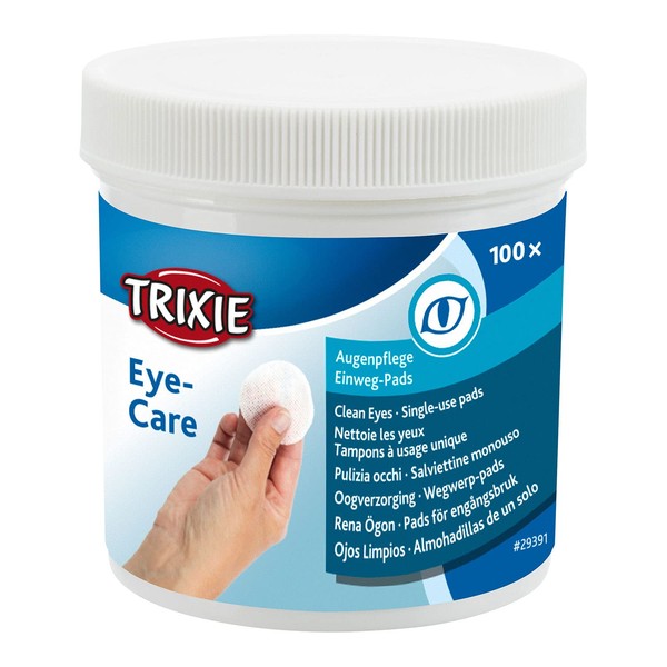 TRIXIE 29391 Eye Care Eye Care Pads, Pack of 100