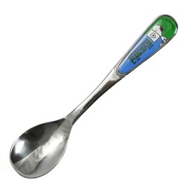 Peanuts SN2204-850 Snoopy 75th Spoon, Stainless Steel, 5.3 inches (13.5 cm), Children, Women, Miscellaneous Goods, Tableware, Made in Japan, Blue