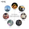TiTo 2Pcs Titanium Spork and Spoon Outdoor Ultralight Portabale Fork