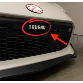 Mibunni GR86 Trueno Initial D AE86 JDM Inspired Decal License Plate Delete Decal - Style 1